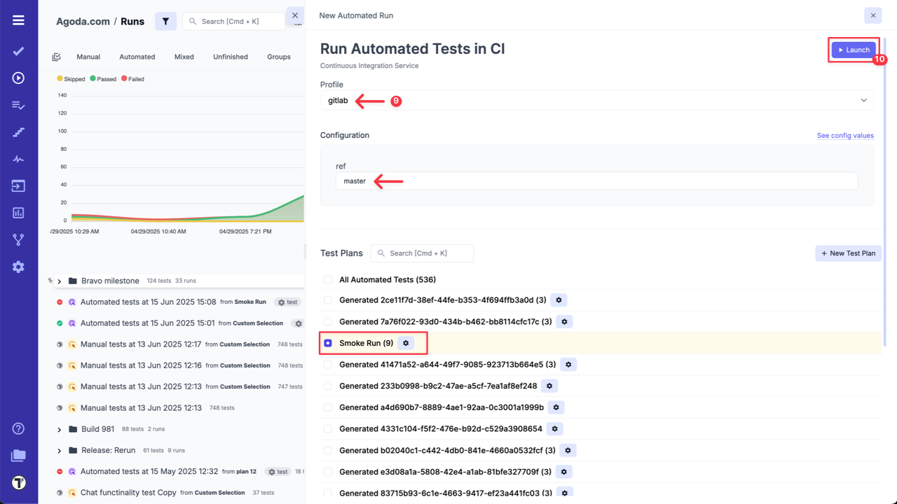 Testomatio - GitLab